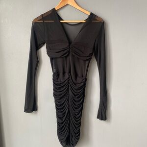 Bandeau Top B;ack Dress